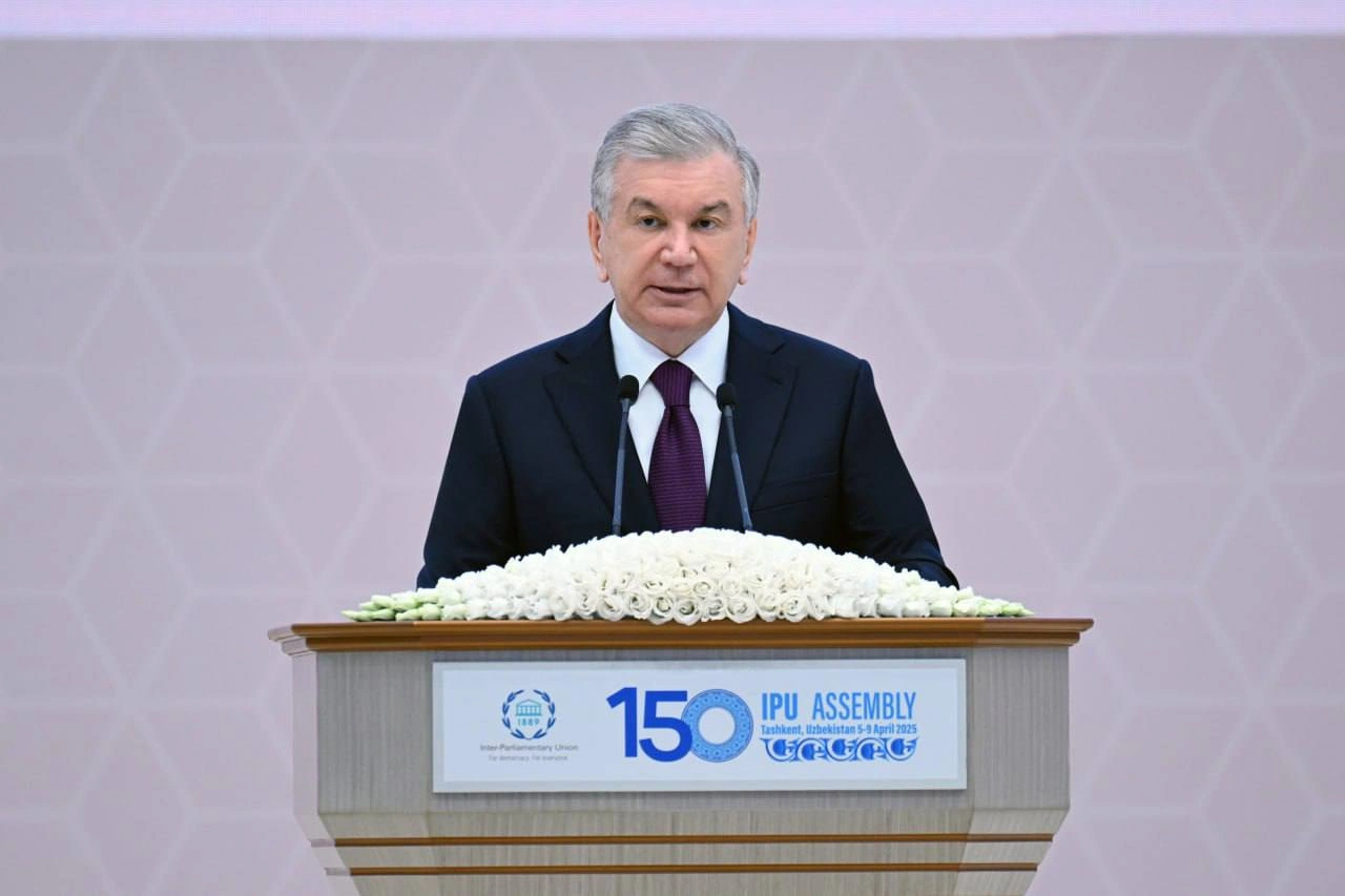 Ўзбекистон Республикаси Президенти Шавкат Мирзиёевнинг Парламентлараро Иттифоқнинг 150-Ассамблеясидаги нутқи
